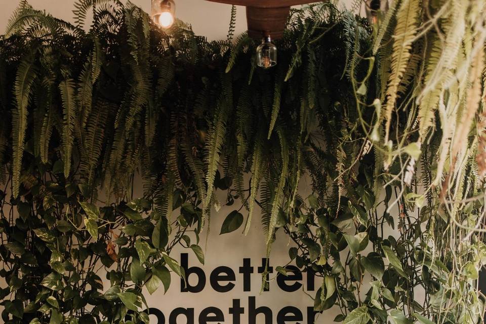 Indoor reception space