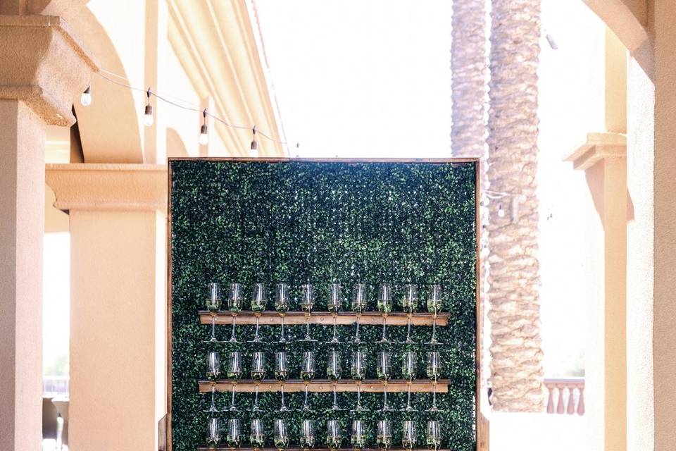 Champagne Wall