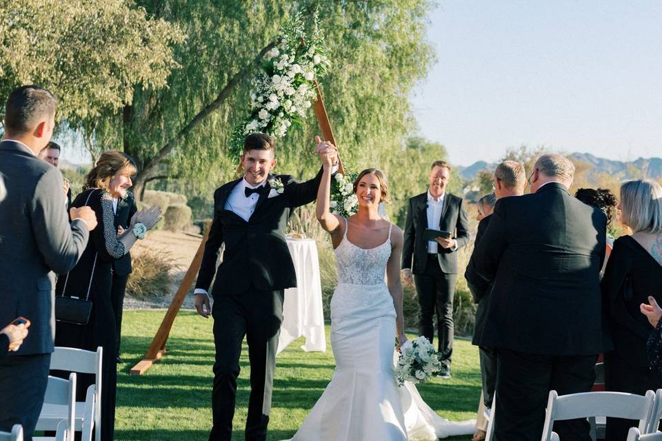 Just got married feeling!