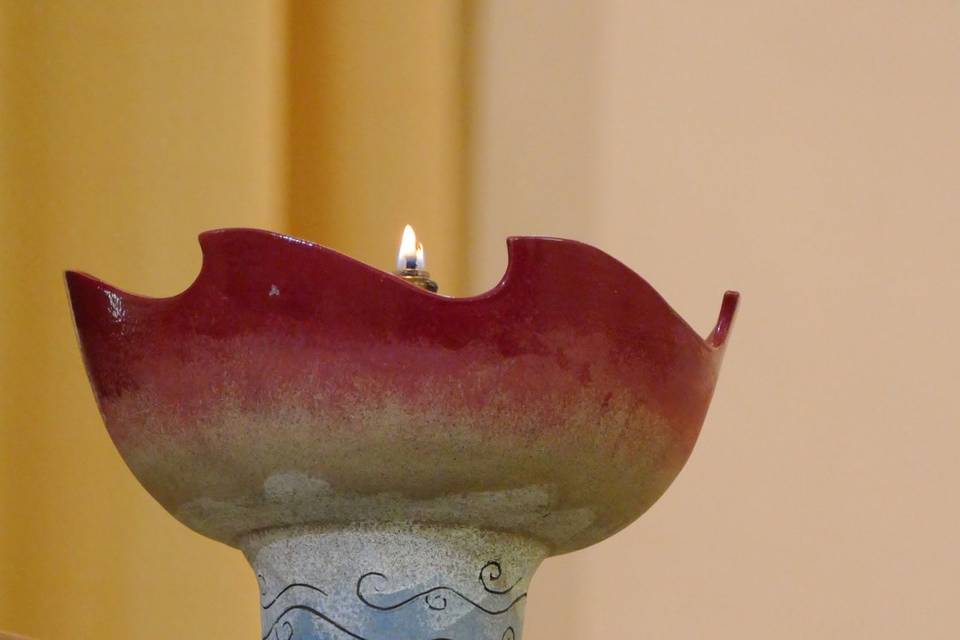 The burning chalice, symbol of Unitarian Universalism