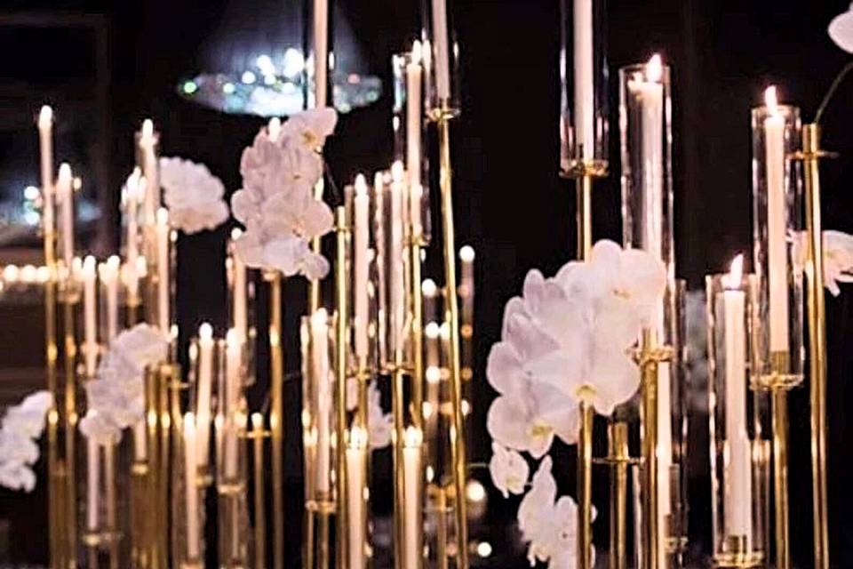 Candelabra Centerpieces