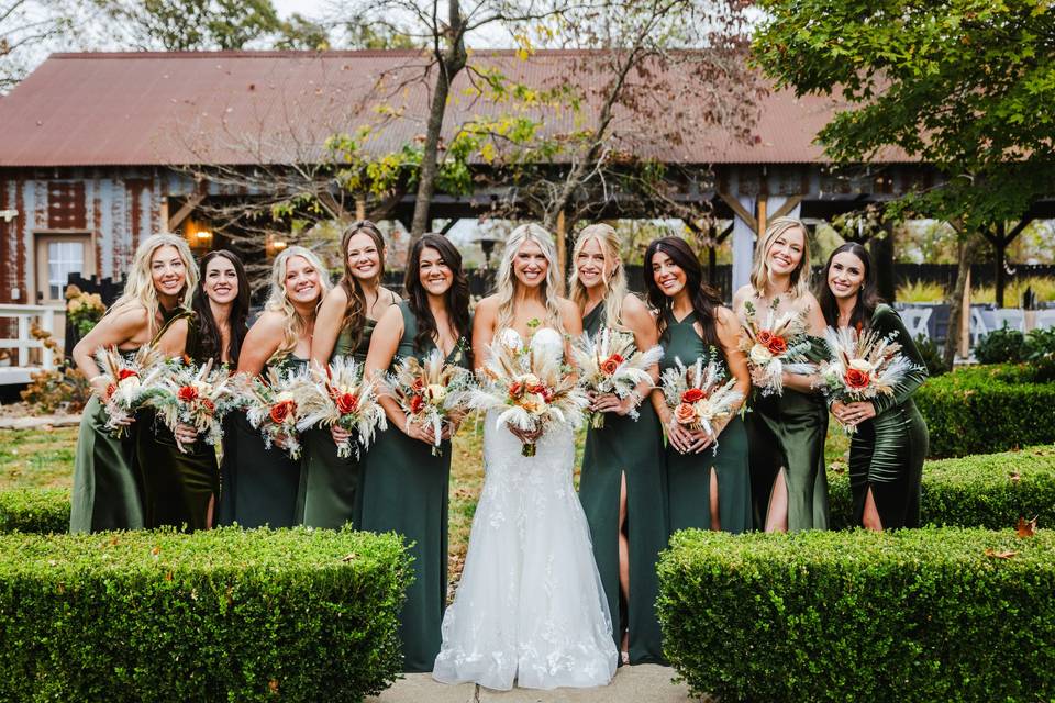 Radiant Bridesmaids