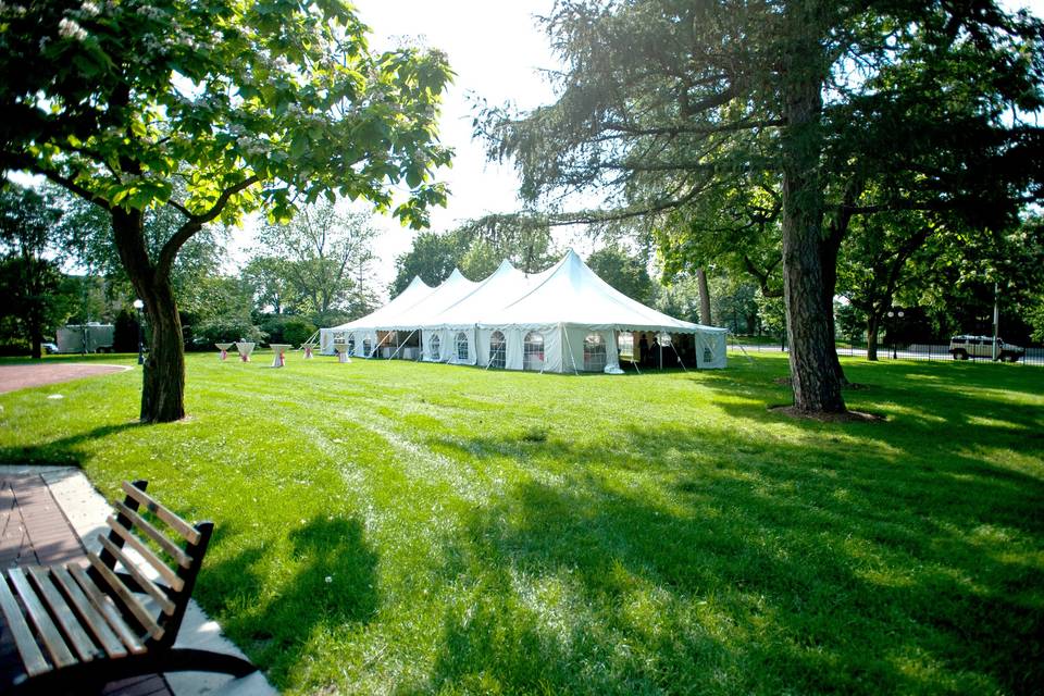 Outdoor Tent Reception