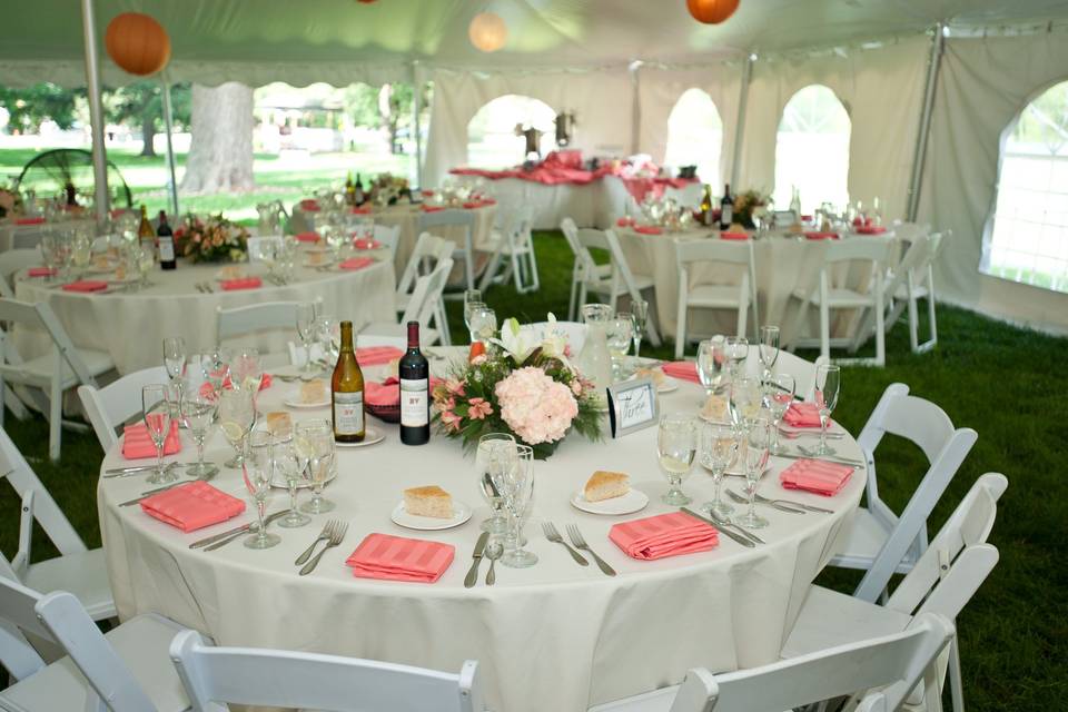 Tented Reception Space