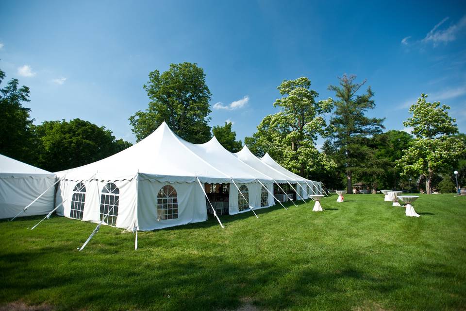 Outdoor Tent Reception