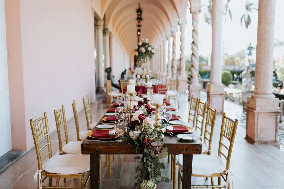 Reception at MOA Courtyard