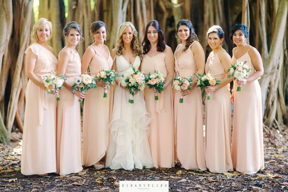Bridal Party under the Banyans