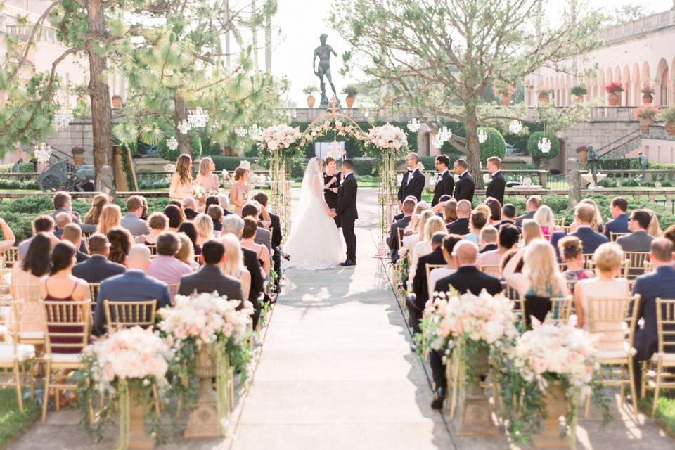 Ceremony in the MOA Courtyard