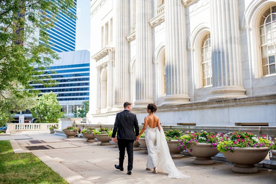 Downtown dever wedding