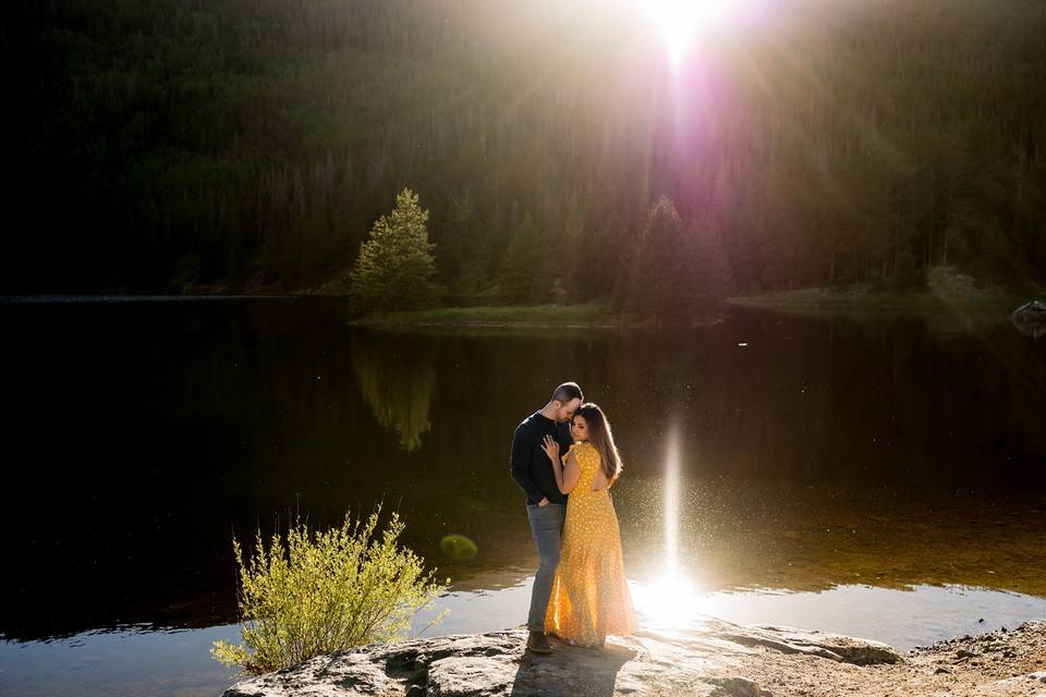 Engagement near Breckenridge