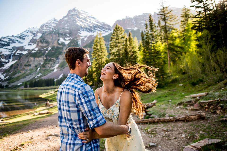 Aspen Engagement Photos