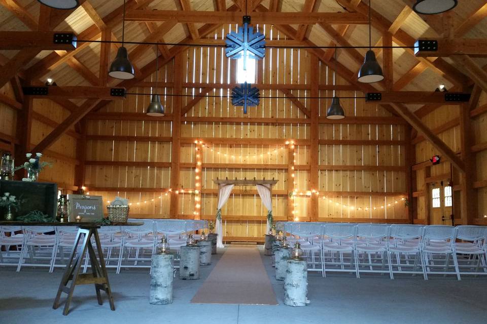 Clubhouse Barn Ceremony