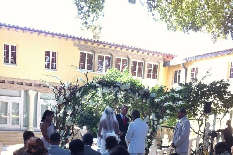 Outdoor wedding