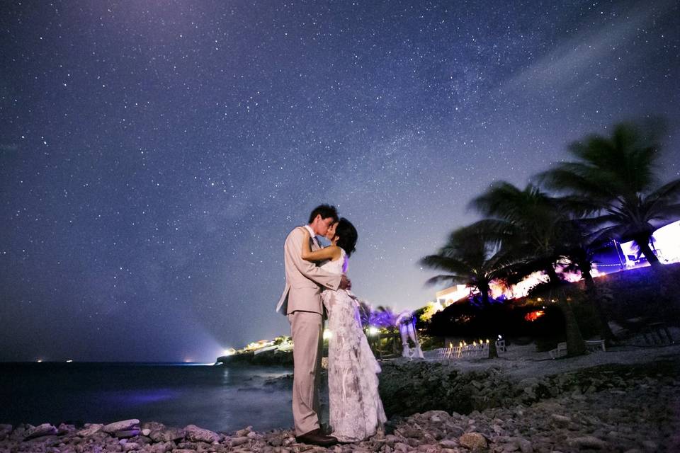 Coral Estate Beach Wedding (Couple from Colorado & Venezuela)