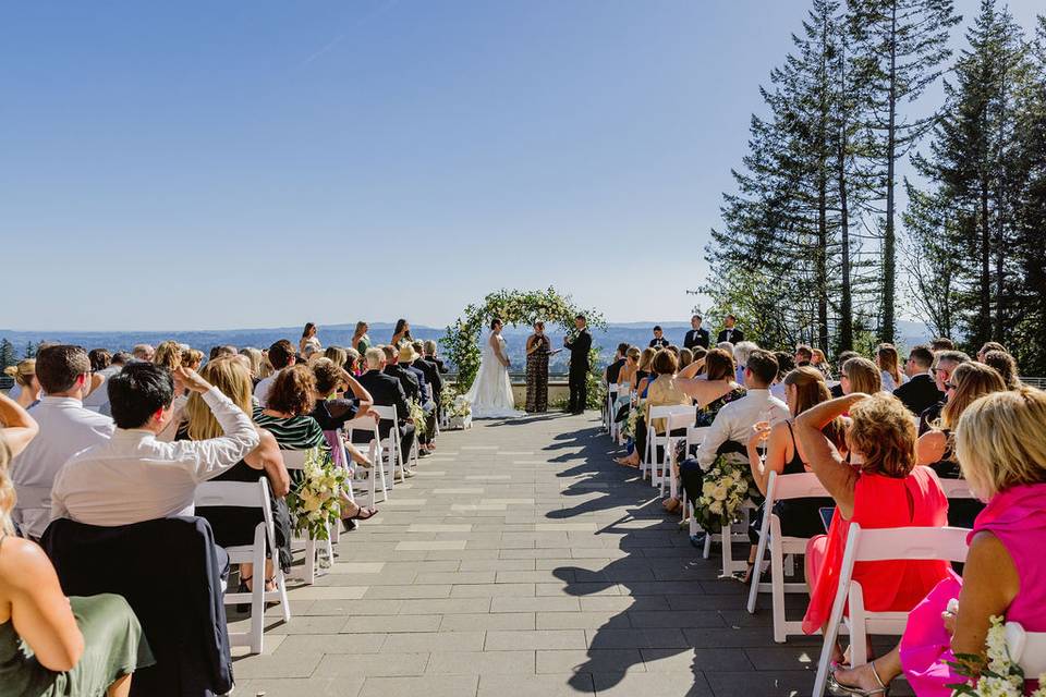 Ceremony on The Terrace