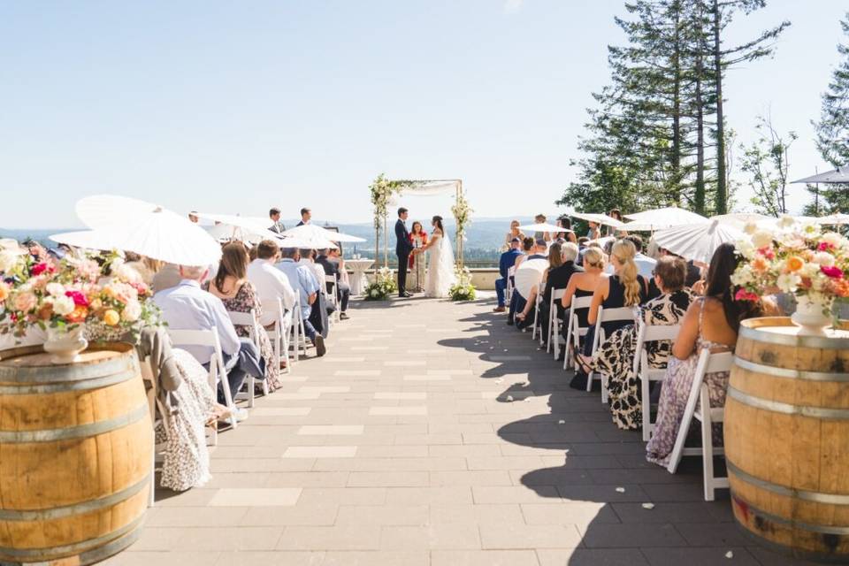 Ceremony on The Terrace