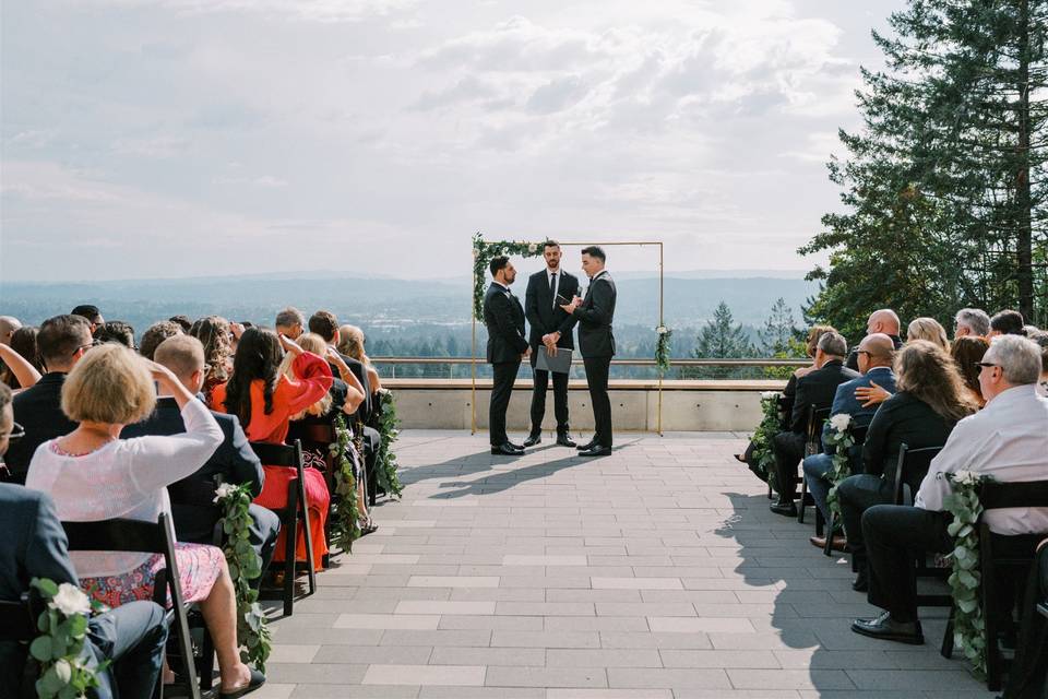 Ceremony on The Terrace