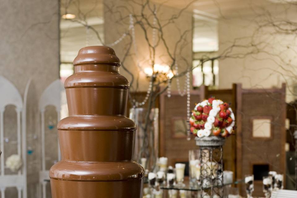 The smell of warm flowing chocolate....