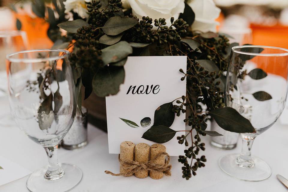 White Roses Centerpiece