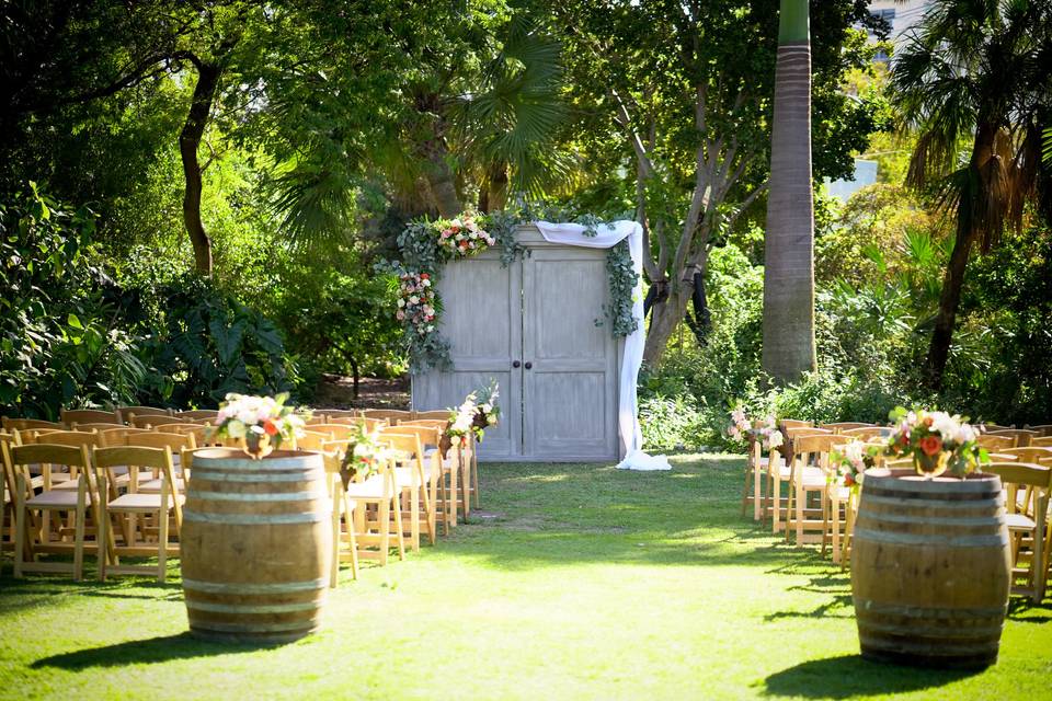 Outdoor Wedding Ceremony