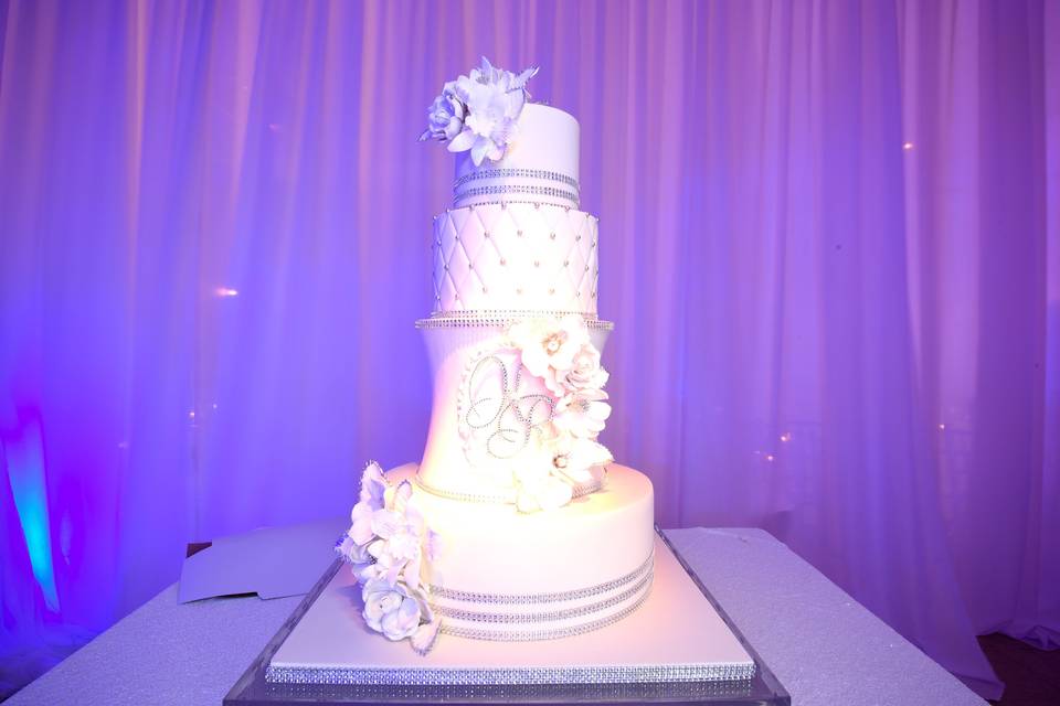 4 Tier Wedding Cake