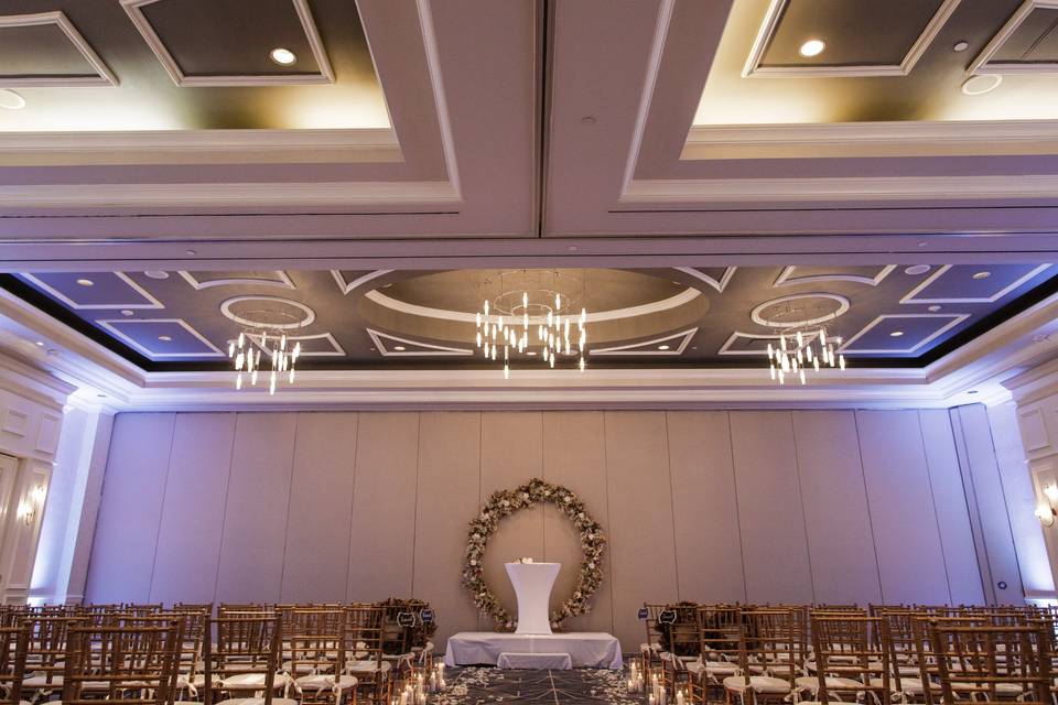 Indoor ceremony space