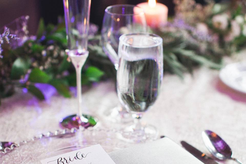 Bride menu