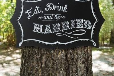 Couple's wedded tag