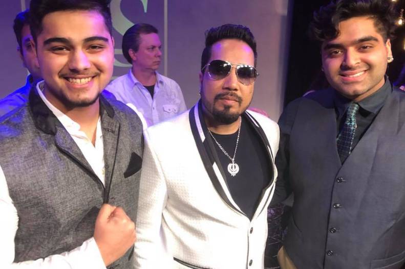 With Mika Singh