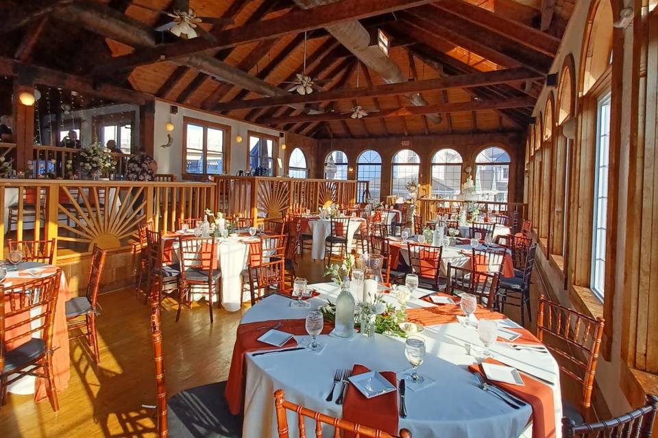 Fall afternoon wedding