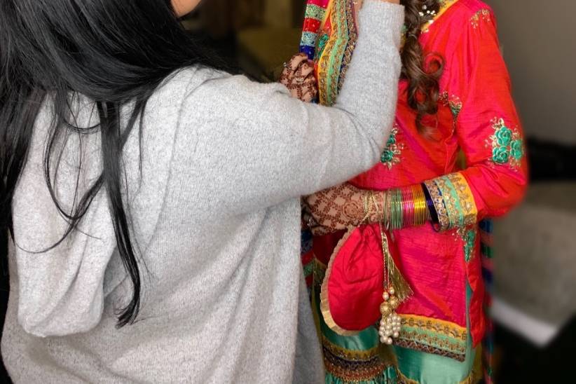 Airbrush Indian Bridal