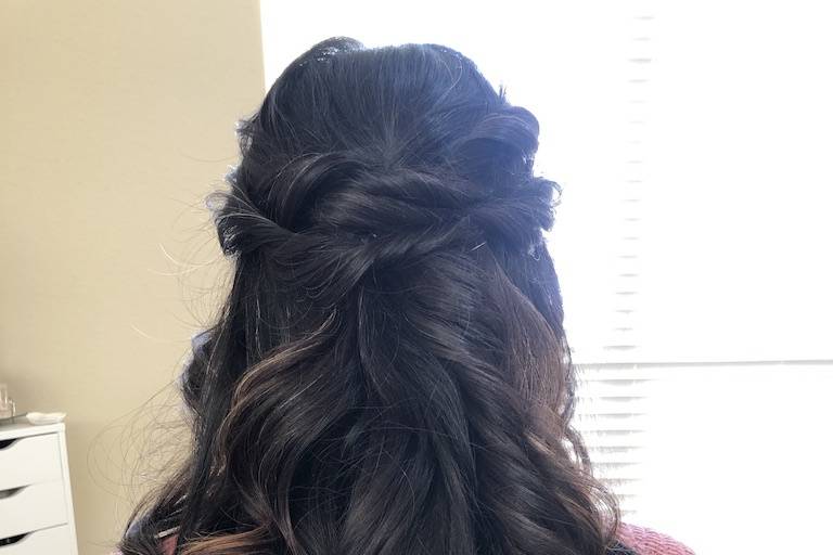 Bridal Half up-Half Down