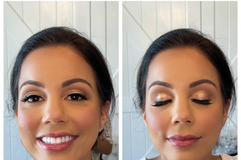 Glam Bridesmaid Makeup