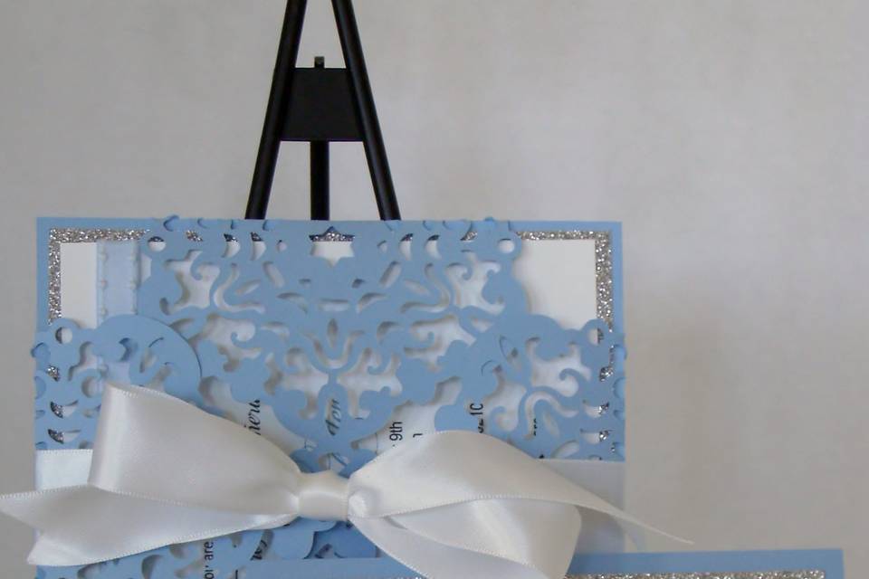 Frozen Snowflake Invitation