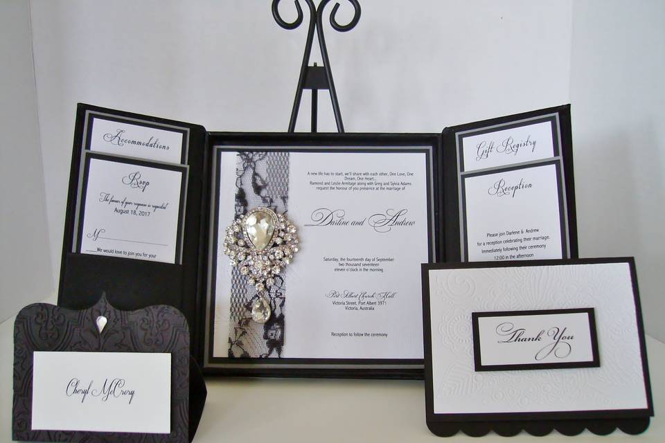 High Style Gatefold Box Invite