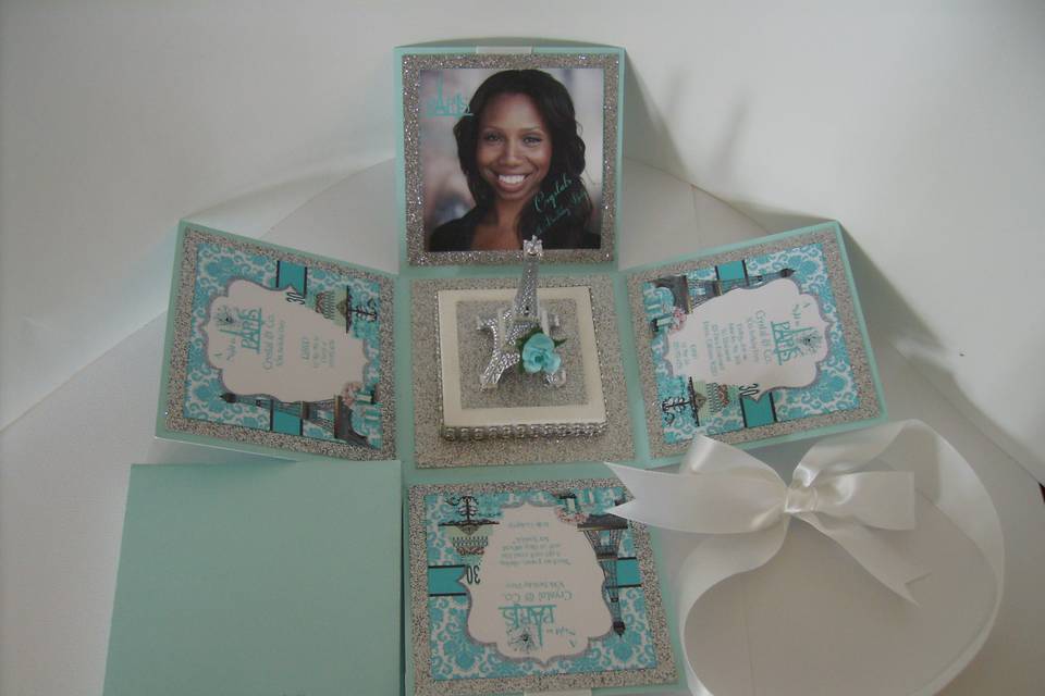 Rhinestone Lady Invitation