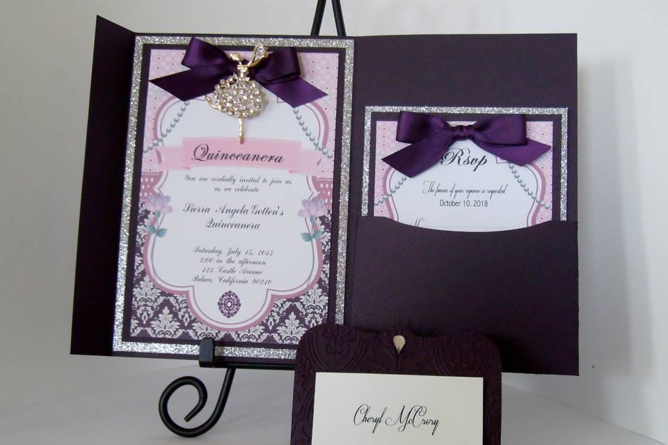 Unique Invitations by Cheryl