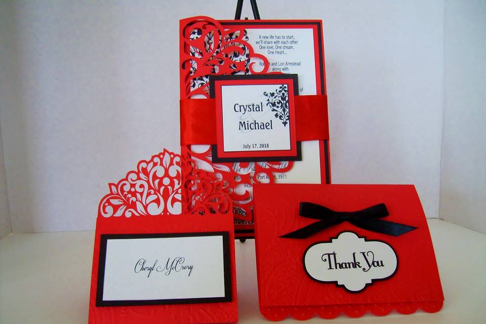 Ravishing Red Invitation