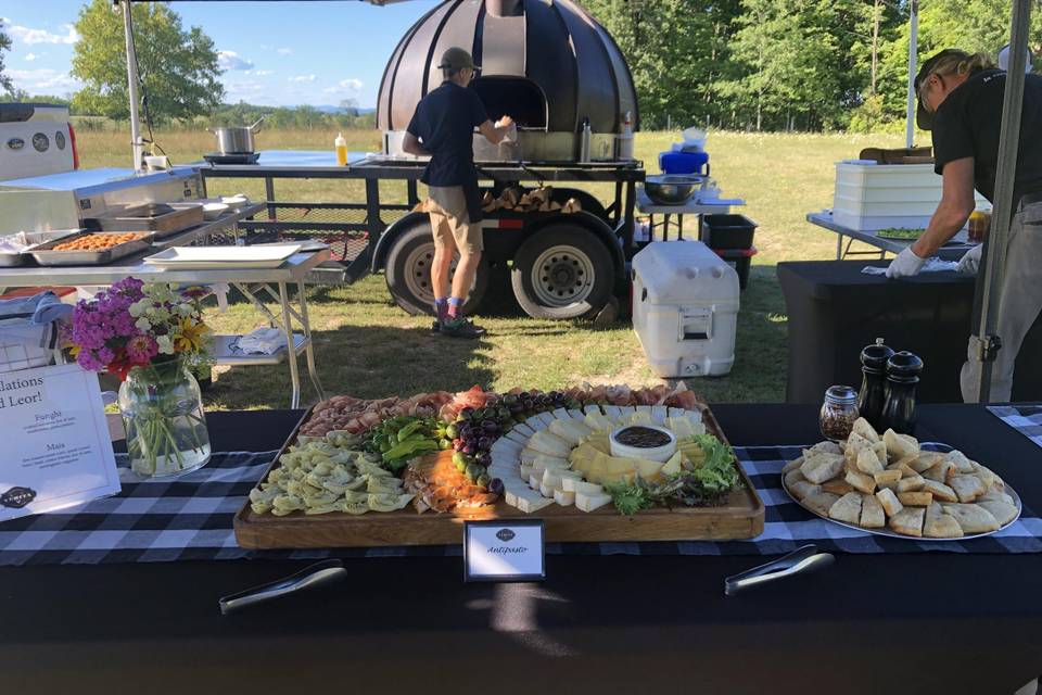 The Mobile Oven Set Up