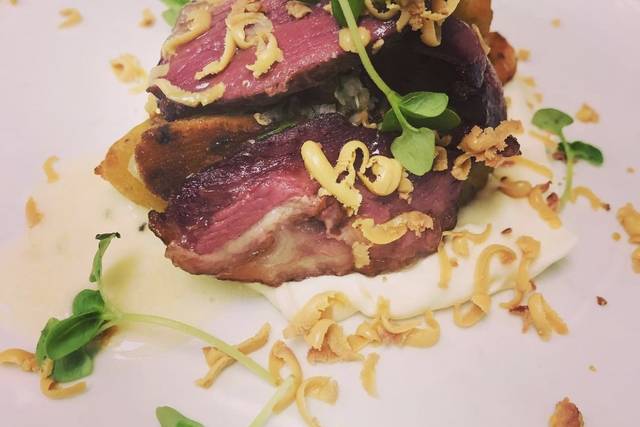 Seared duck breast