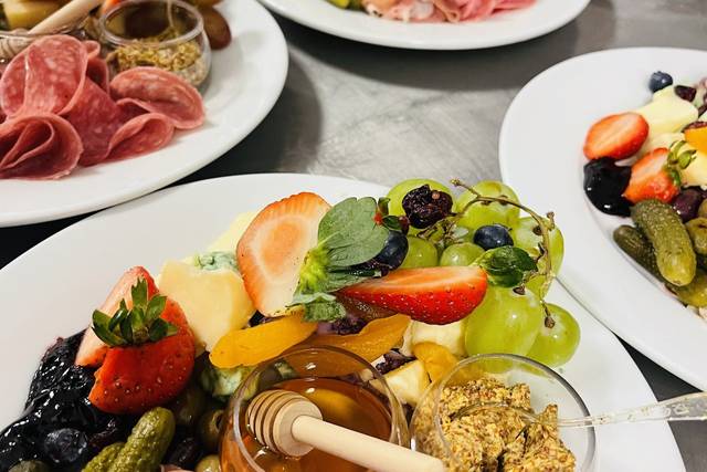 Individual cheese plates