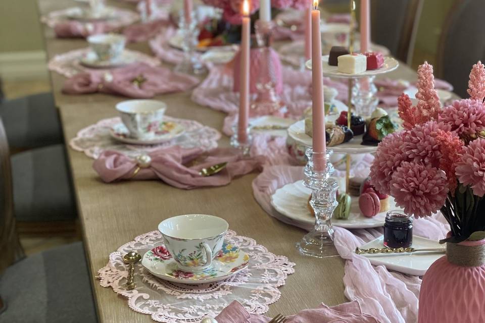 Afternoon tea for Bride