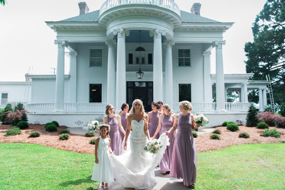 Bridal squad at River Forest