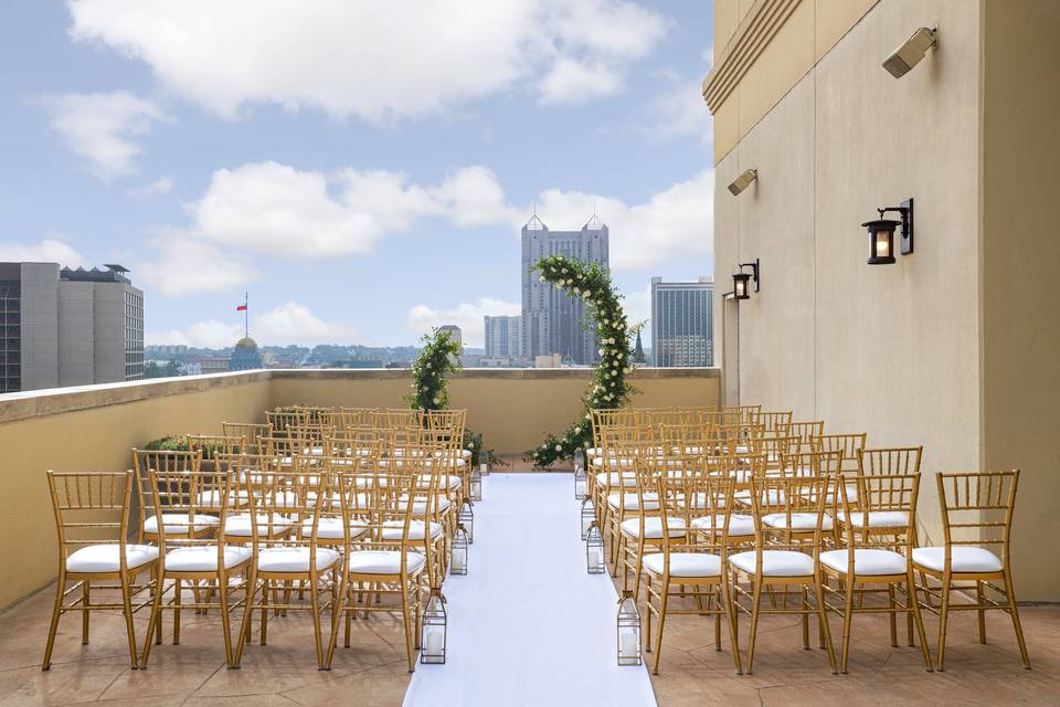 Rooftop Wedding