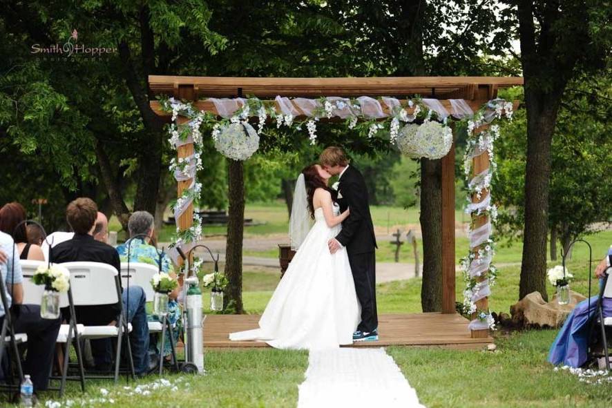 Standing at the alter