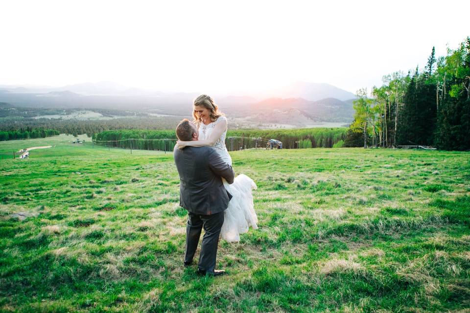 June Alpine Wedding