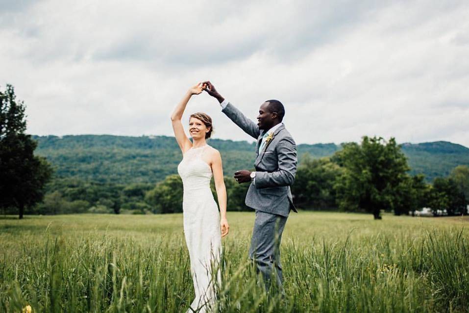 Couple in the field