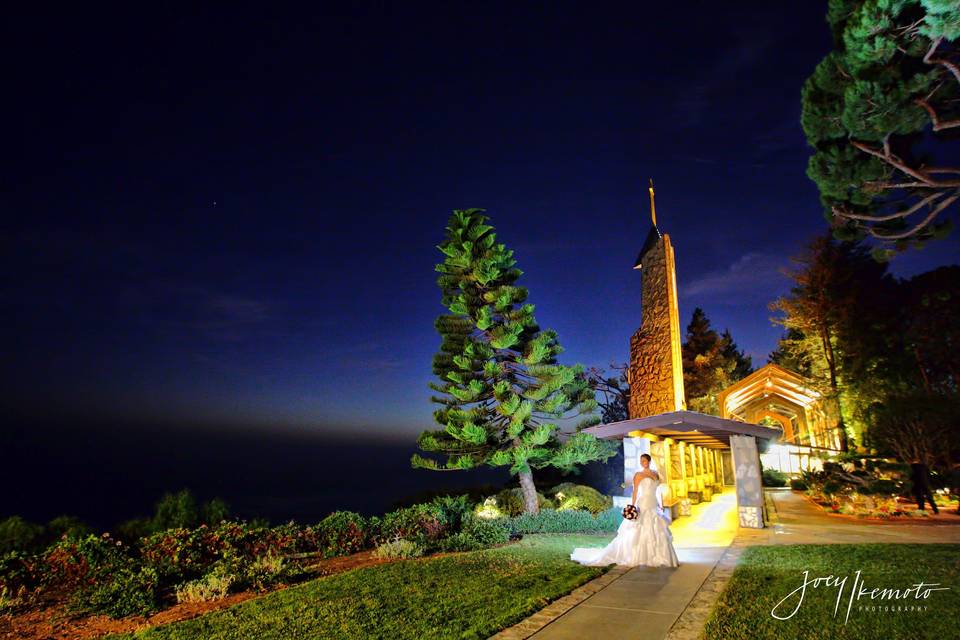 Chapel Colonnade at Night