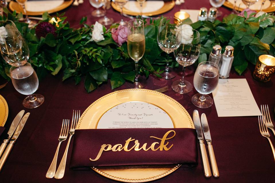 Tablescape details | Kate Price Photography