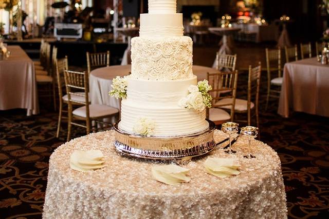 Wedding cake display